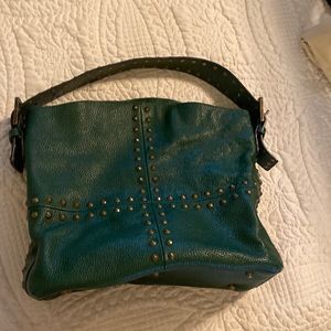 Green BCBG Max Azaria leather bag